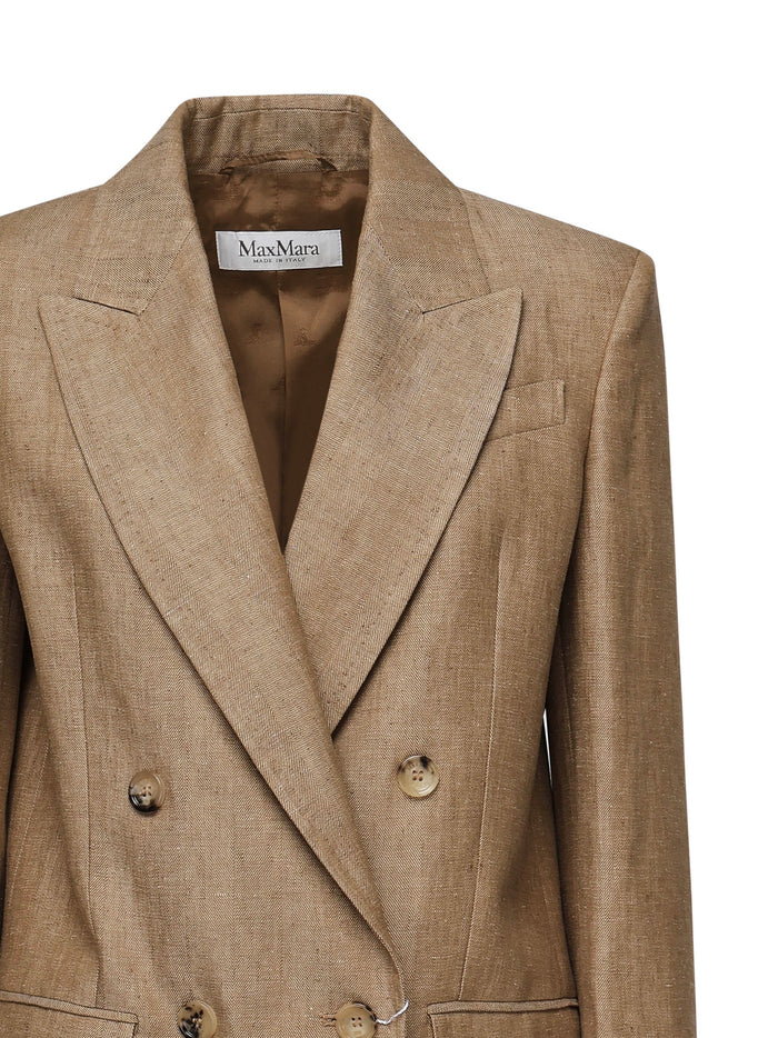 Max Mara Jackets Brown Linen