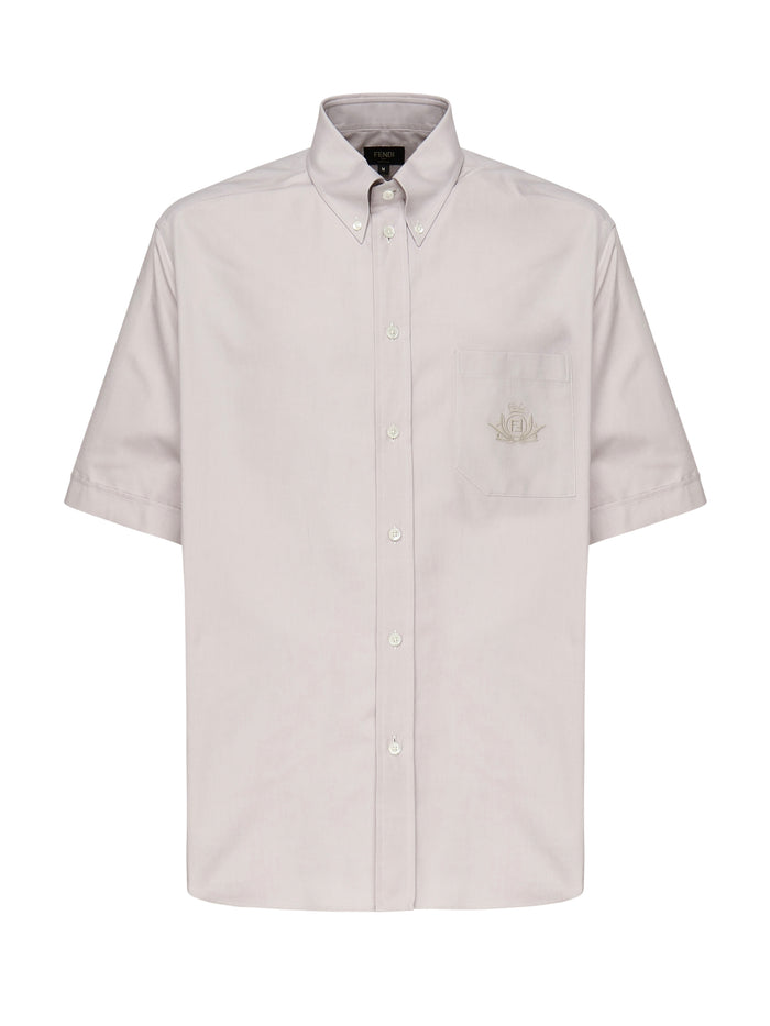 Fendi Shirts Beige Cotton
