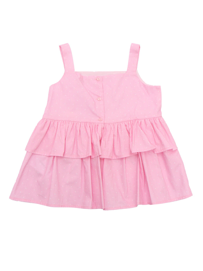 POPELINE TOP Pink Cotton Lining