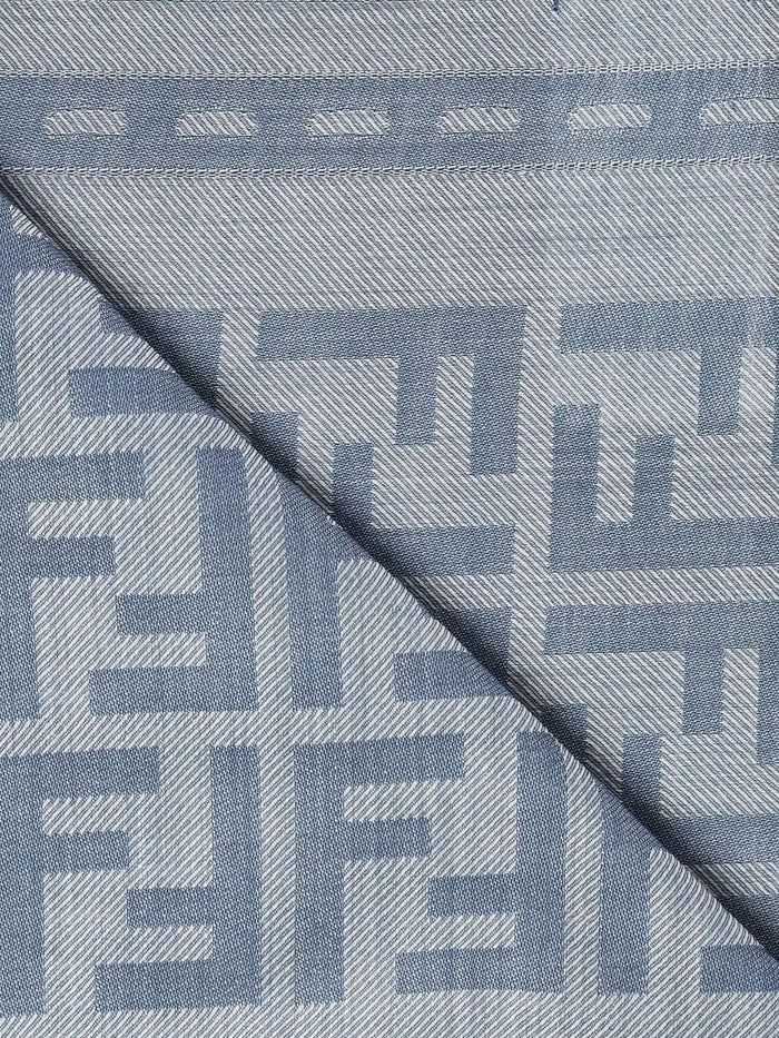 Fendi Scarfs Blue Wool
