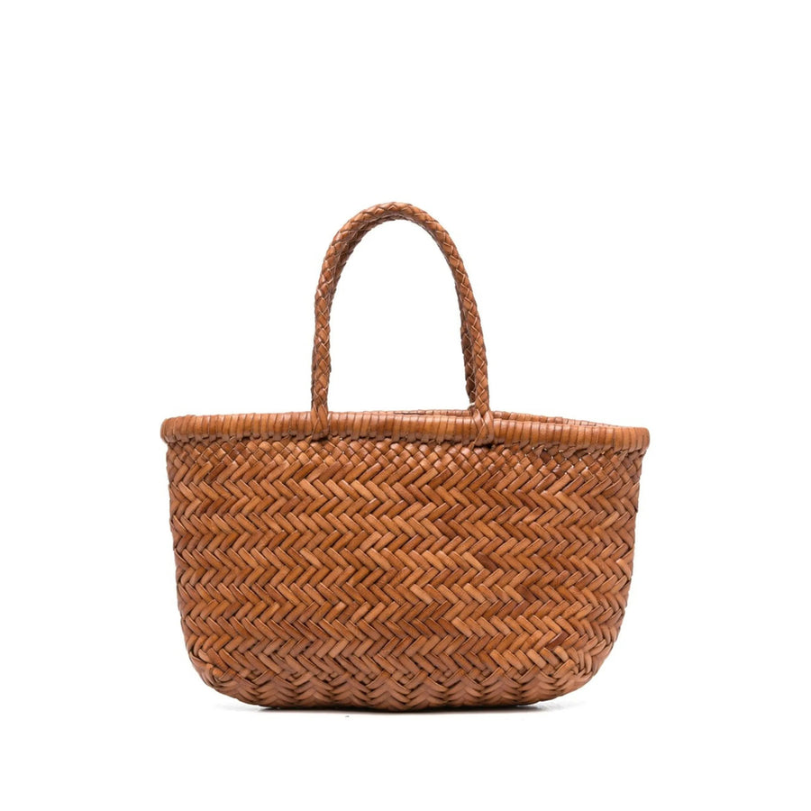 Dragon Diffusion Tote Bag Tan Brown Leather