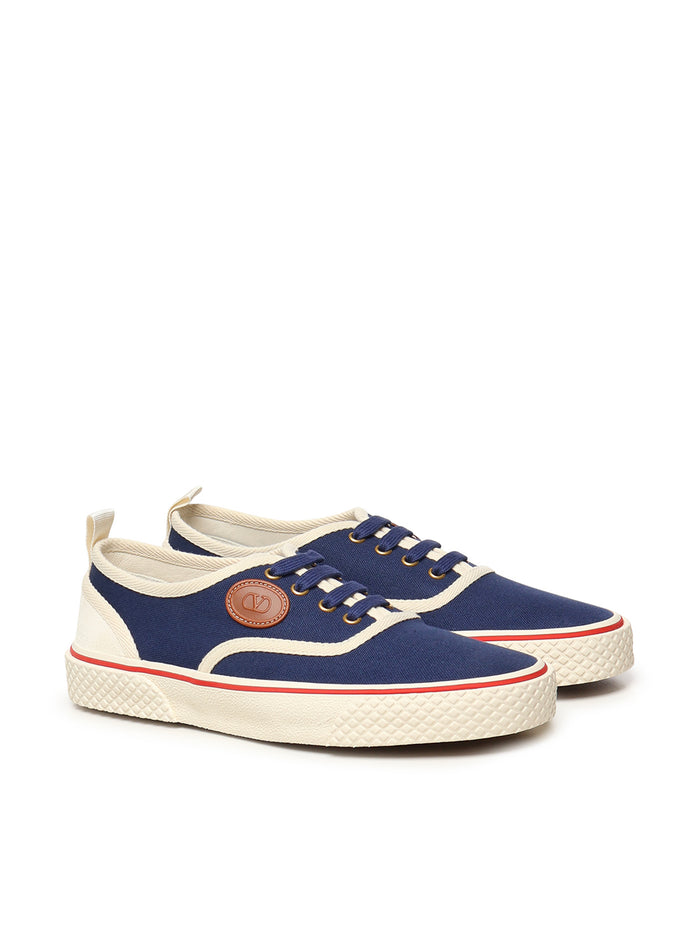 Valentino Garavani Sneakers Bright Indigo/ivory/ivory/cuoi