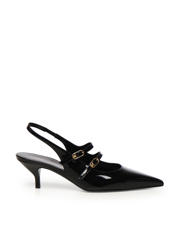 Céline With Heel Black Calf
