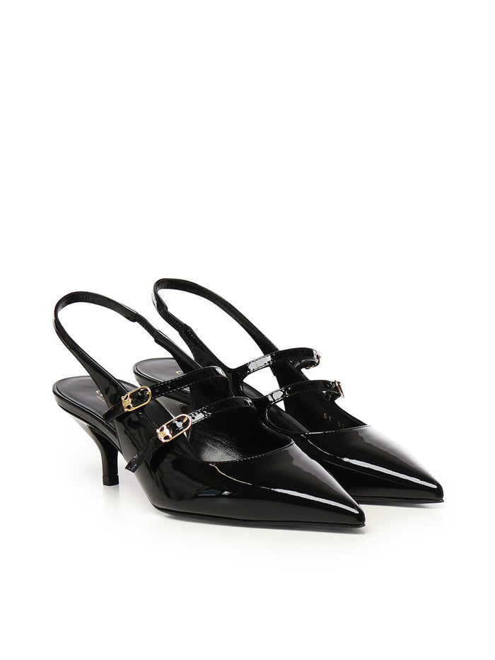 Céline With Heel Black Calf