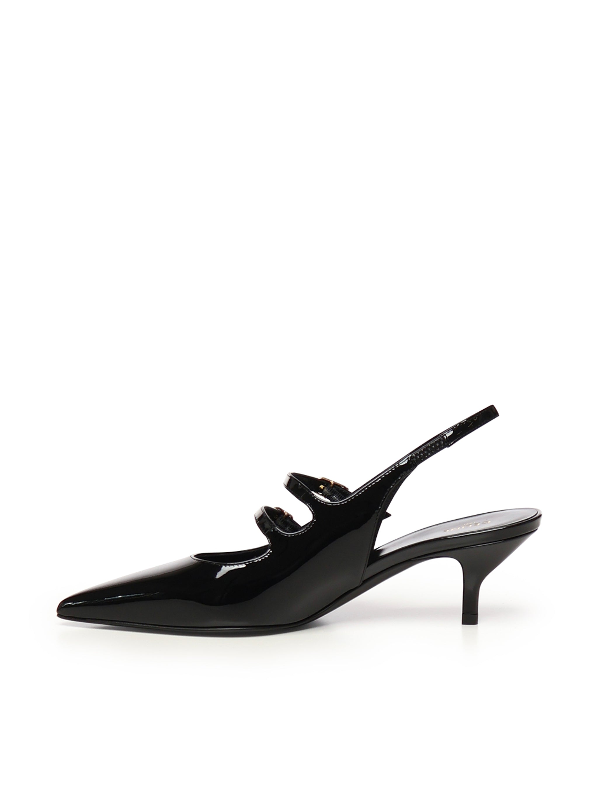 Céline With Heel Black Calf