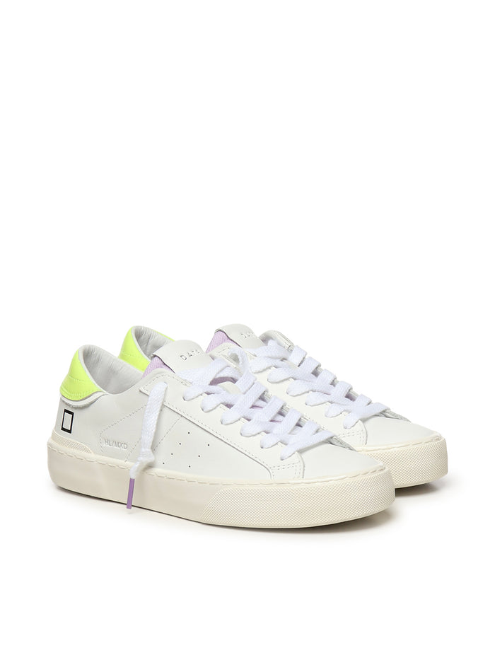 D.a.t.e. Sneakers White Yellow