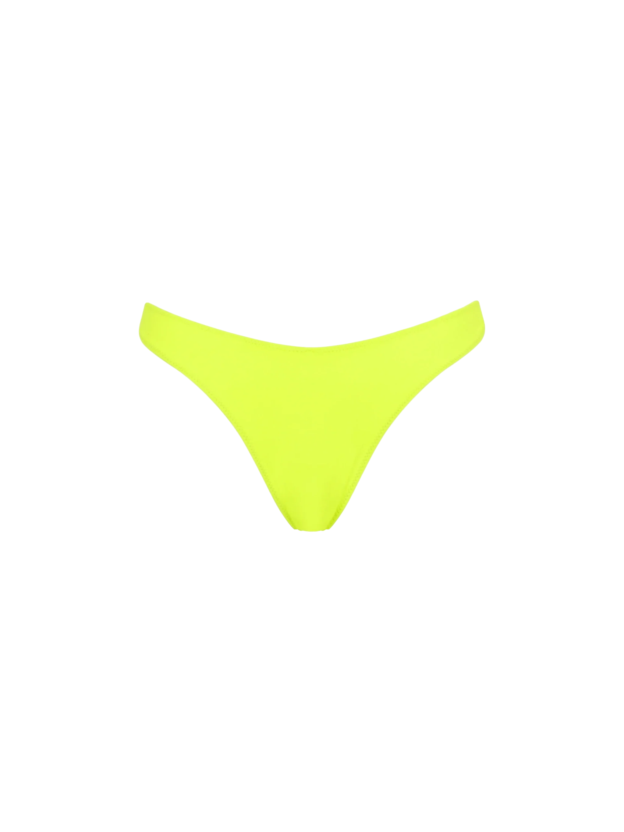 Fluo Yellow Naomi Cheeky Swim Briefs Bottom