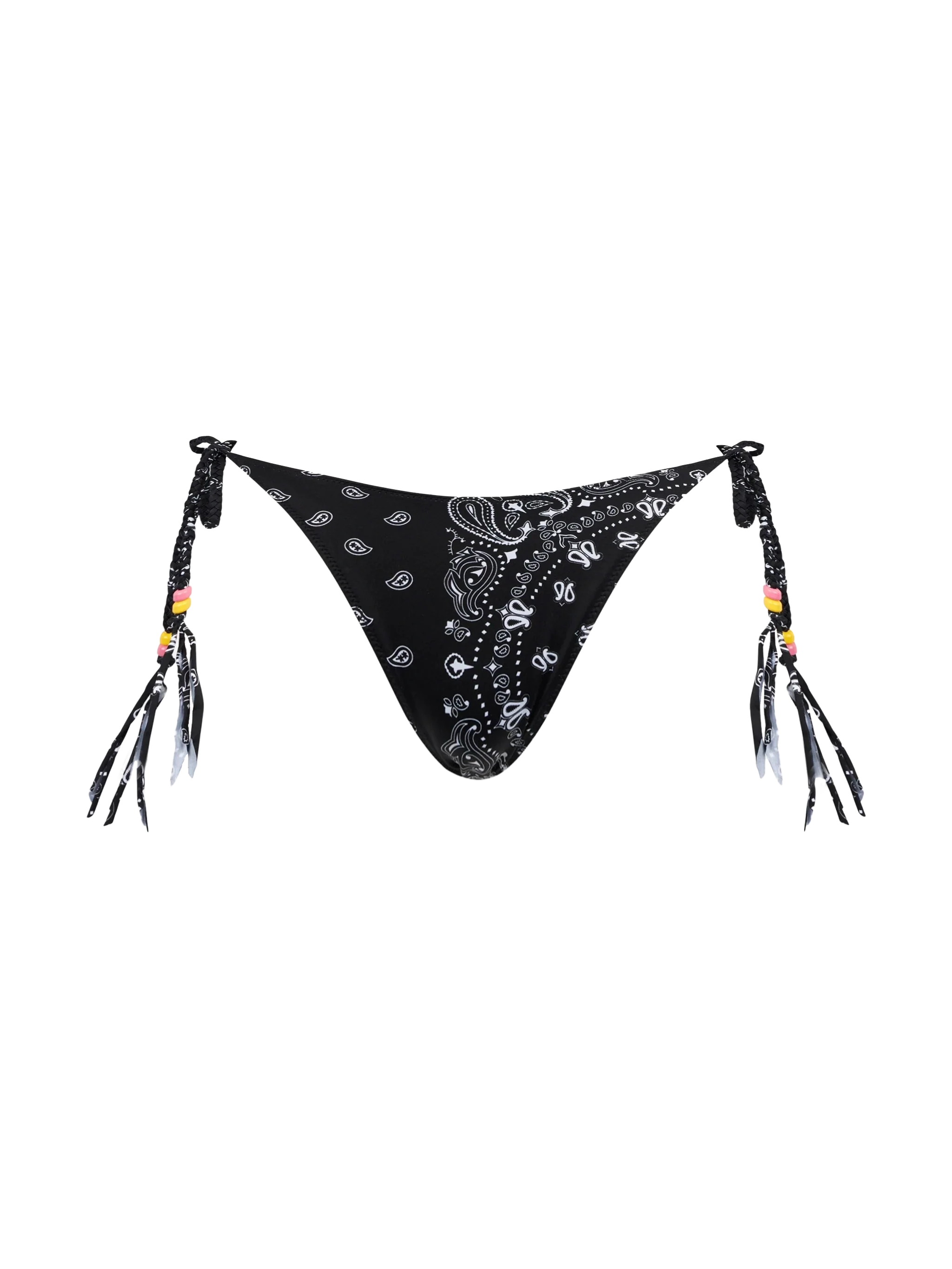 Black Bandana Marielle Swim Briefs Bottom