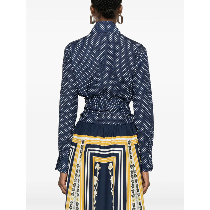 Shirt Mazzarelli Blue/white Silk: 94