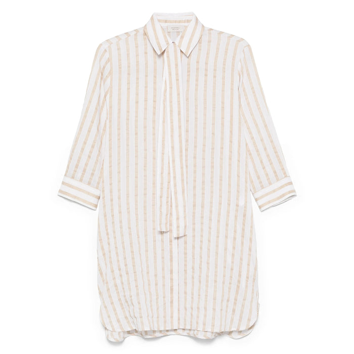Shirt Mazzarelli Neutrals/white Silk: 27