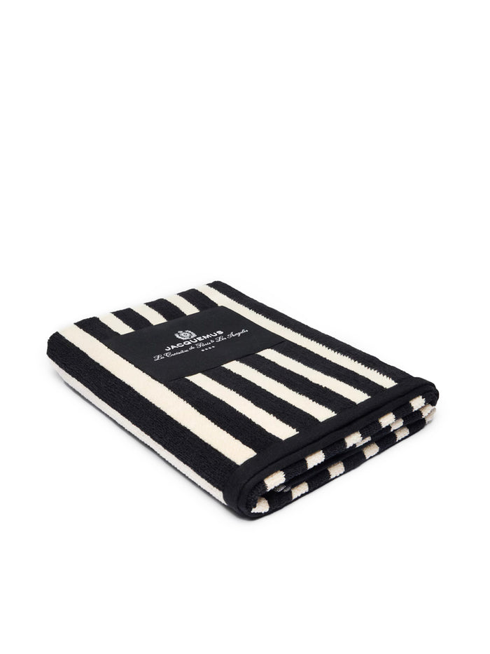 Jacquemus Seawear. Print Sunshade Stripes Be Coton Linen