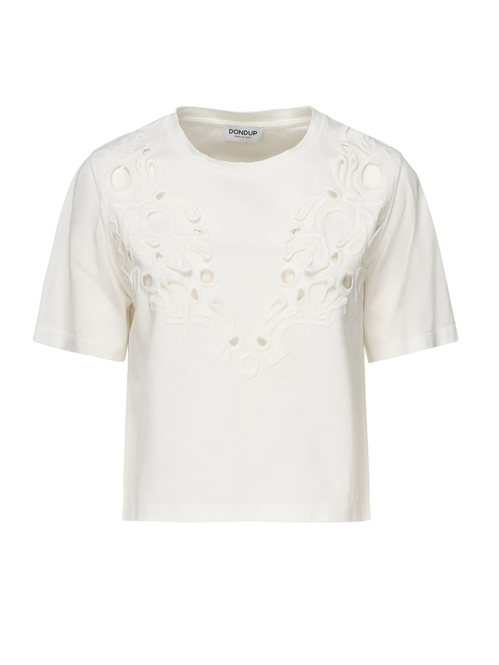 Dondup T-shirts and Polos White Cotton