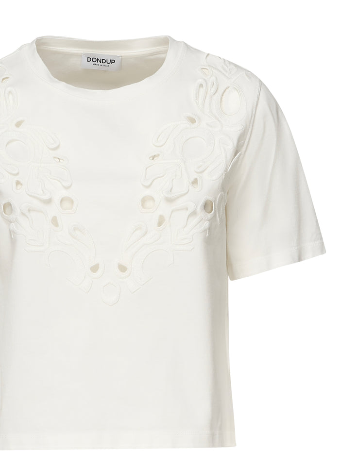 Dondup T-shirts and Polos White Cotton