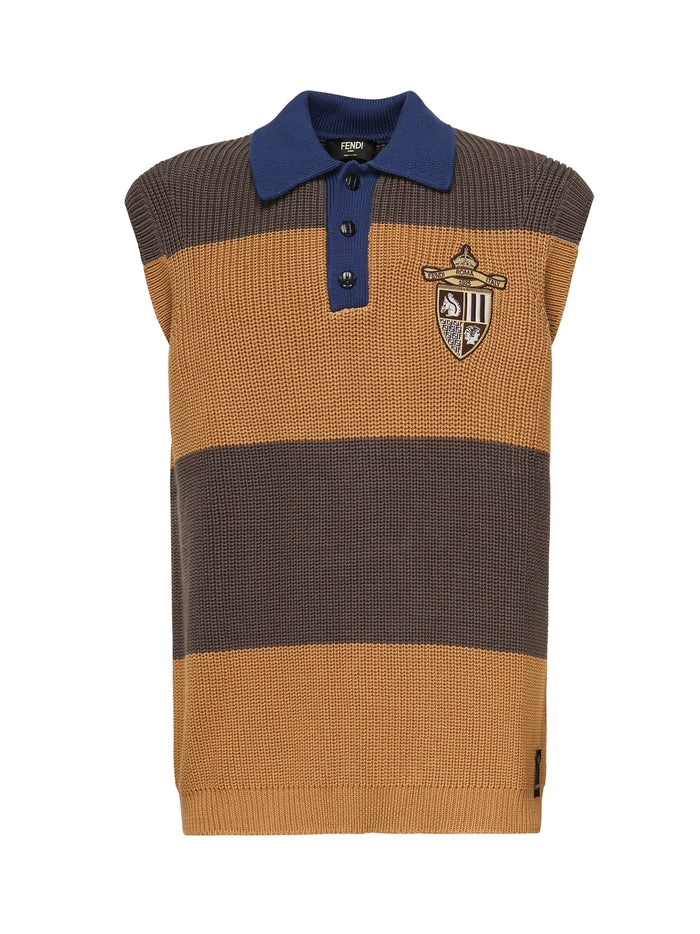 Fendi T-Shirts And Polos Sandal Argilla Co+nr1bott:madreperla