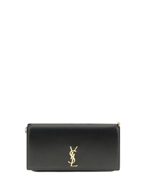 Cassandre Smartphone Case Nero Calf Leather Bos Taurus Shoulder Bags