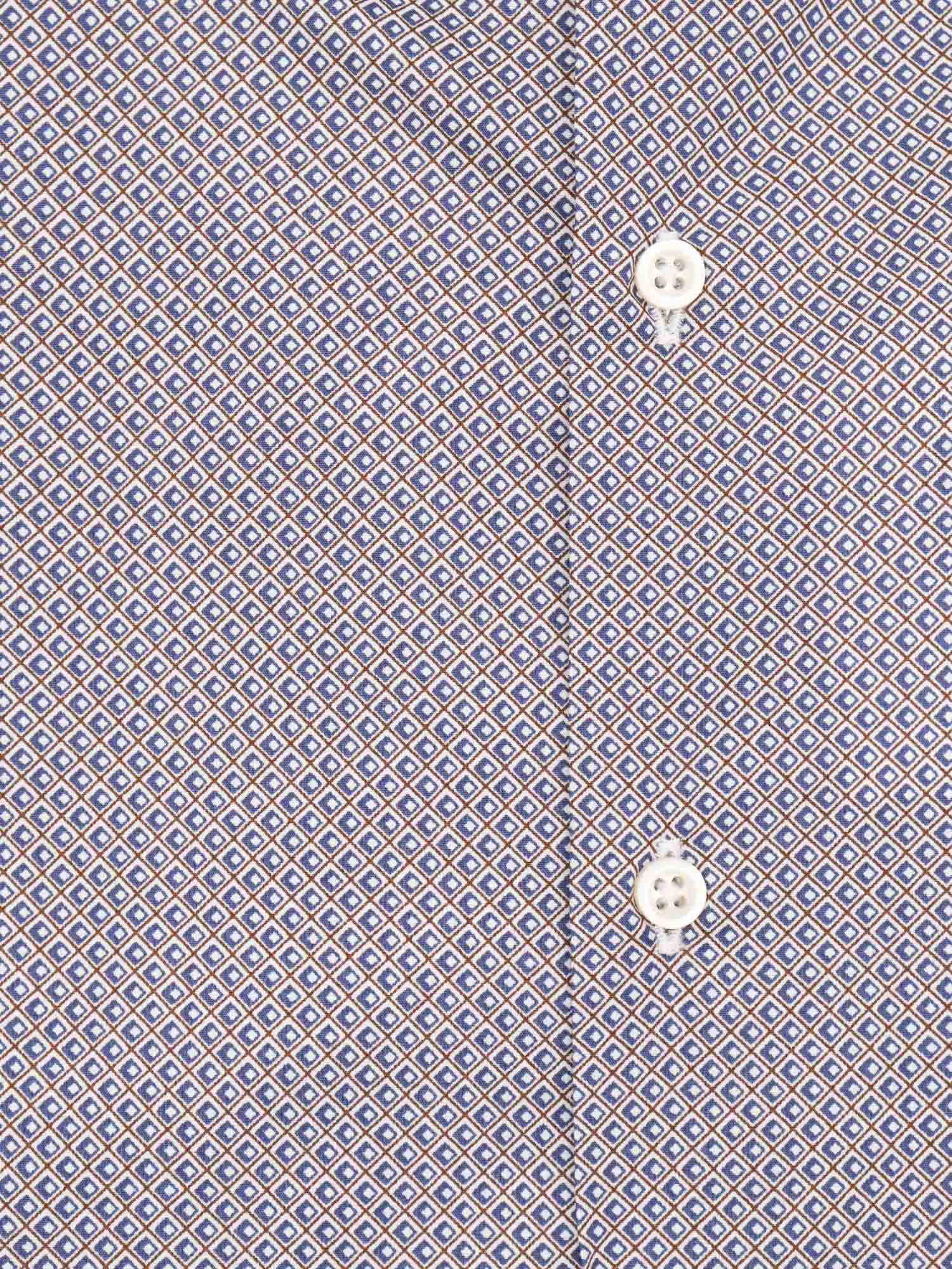 Mens Shirt Blue Cotton
