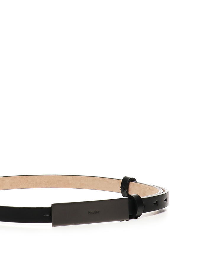 Max Mara Belts Black Calfskin