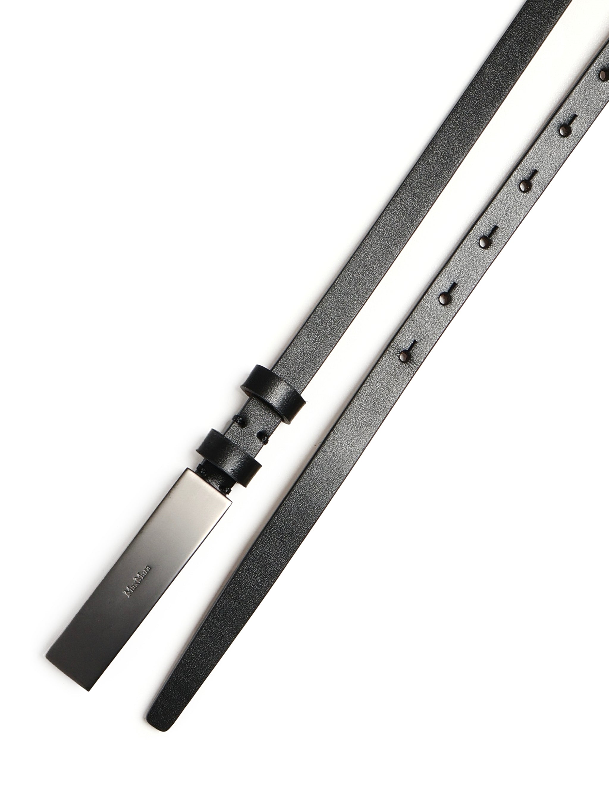 Max Mara Belts Black Calfskin
