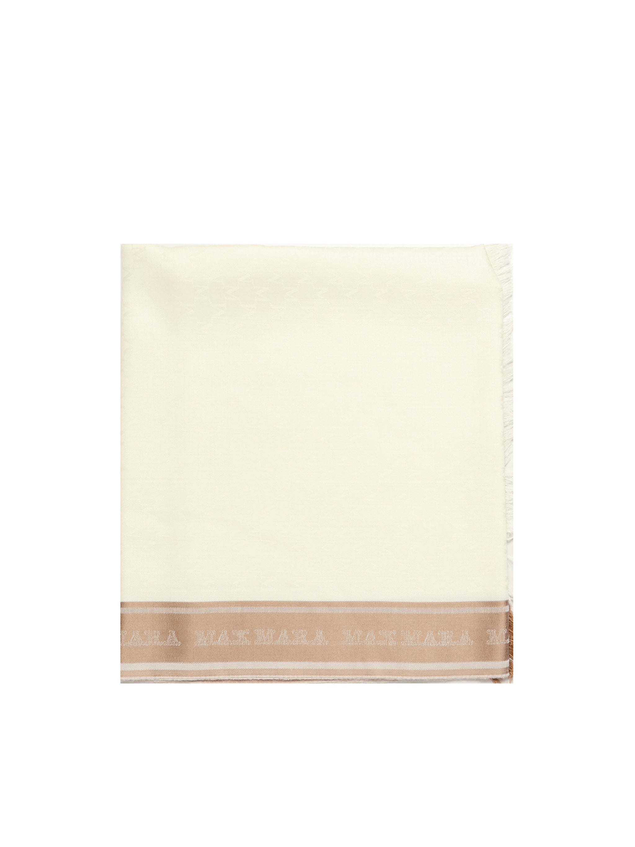 Max Mara Scarfs Hazelnut Silk