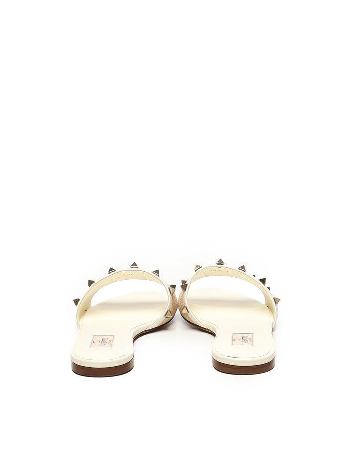 Valentino Garavani Sandals White Calfskin