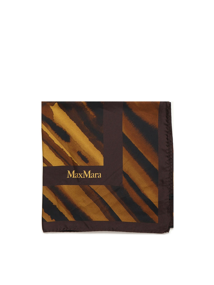 Max Mara Scarfs Camel Silk