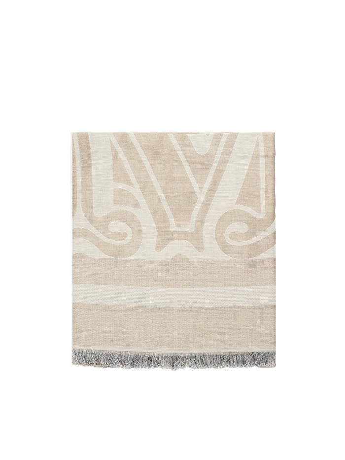 Max Mara Scarfs Sand Wool