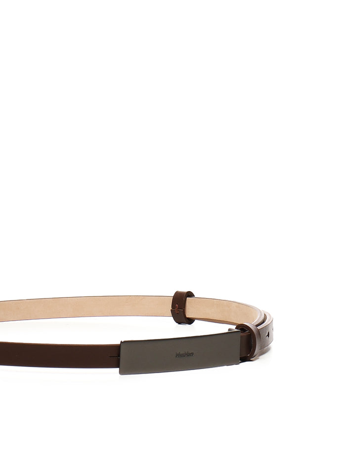 Max Mara Belts Brown Calfskin