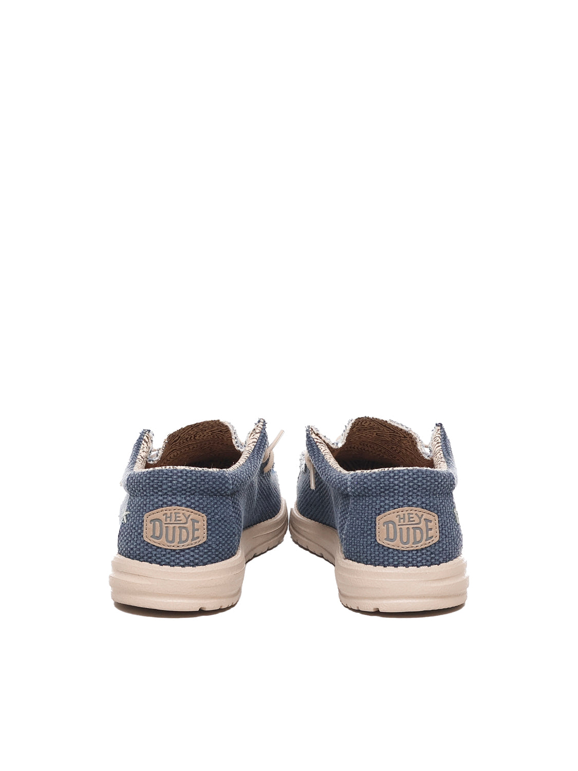 HEY DUDE Flat shoes Blue Canvas