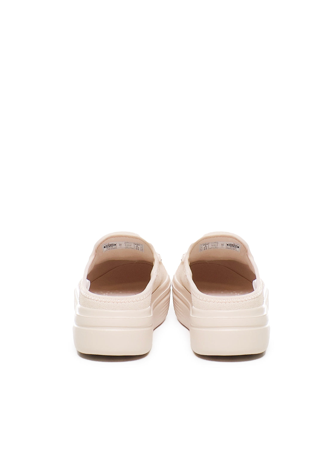 HEY DUDE Sandals White Suede