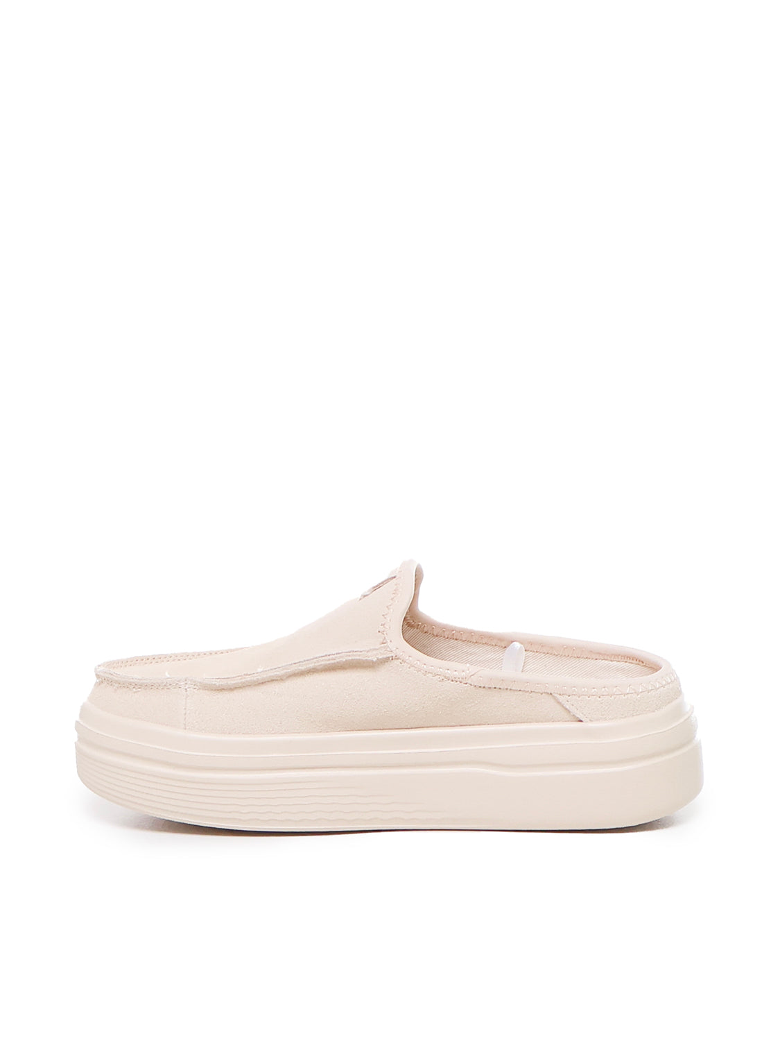 HEY DUDE Sandals White Suede