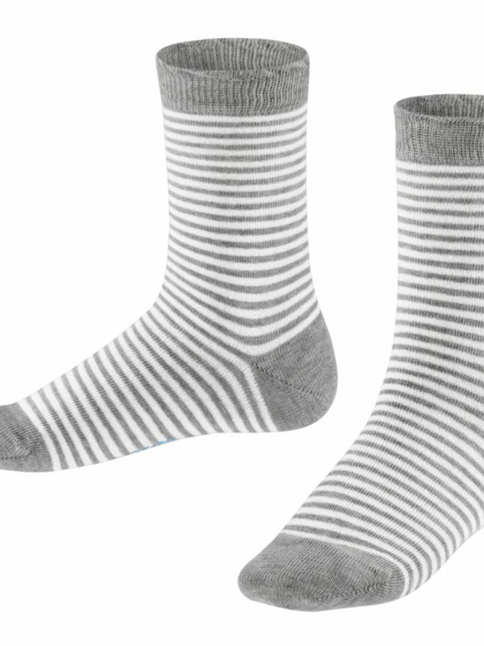 Glitter Stripe K Light Grey Calze