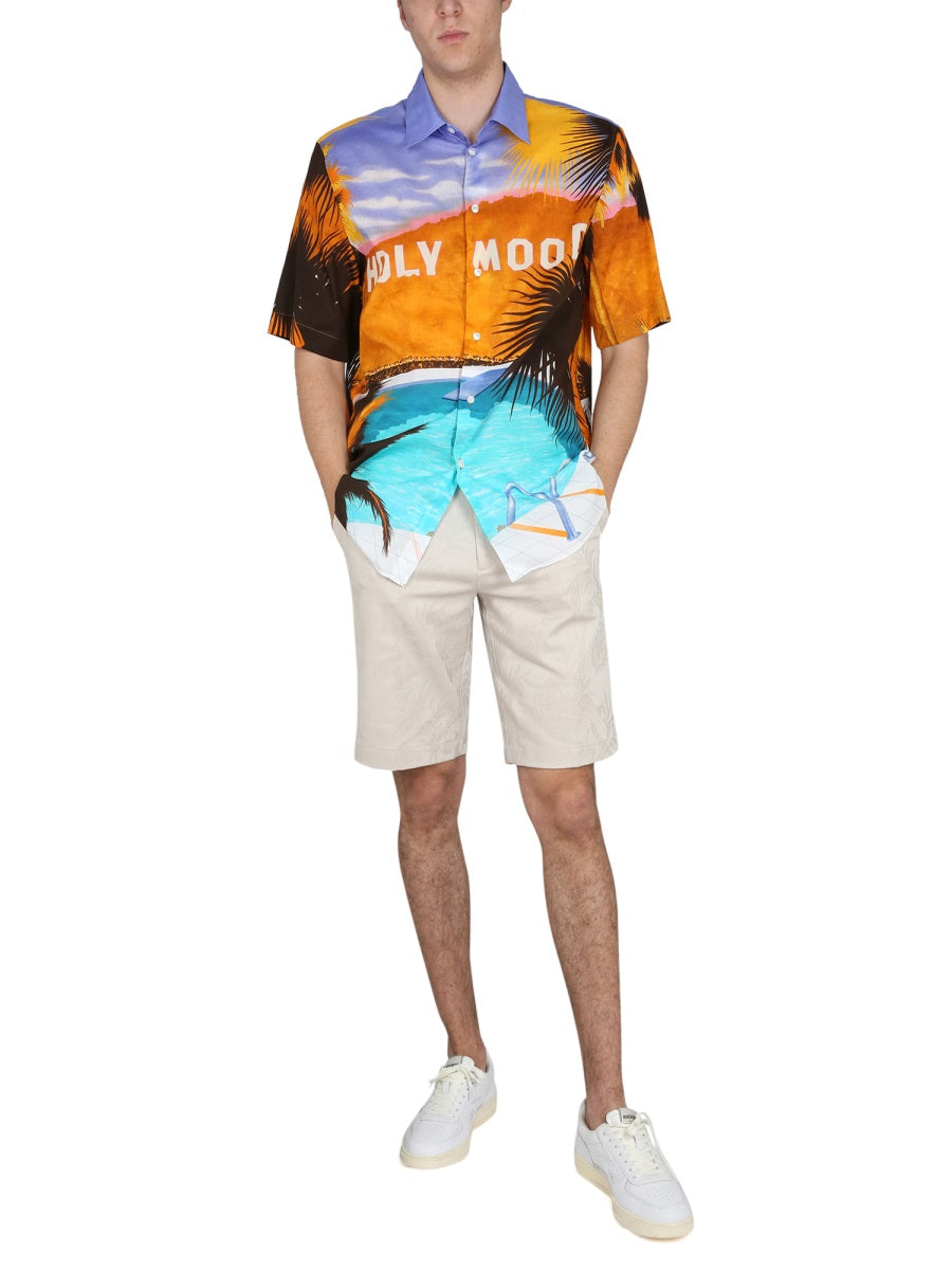 California Print Shirt Multicolour Cotton Polyester