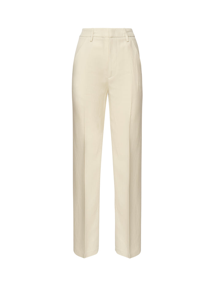 Dondup RTW White Viscose Linen