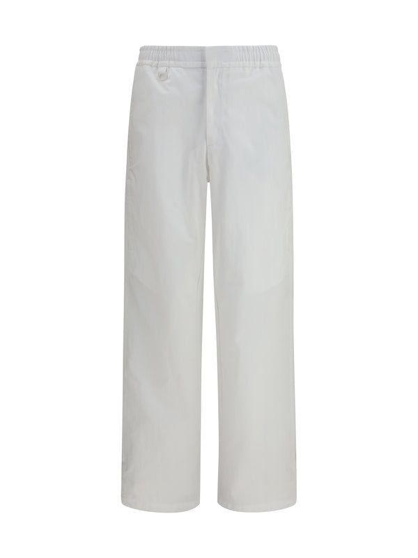 Laminar 73% Cotton; 27% Nylon trousers in white