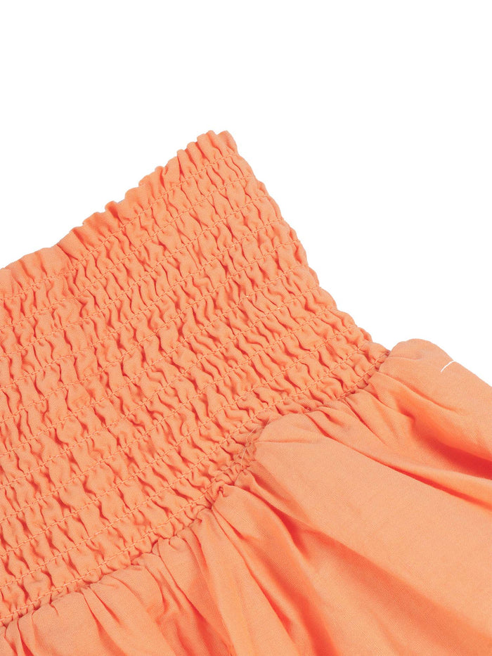 Brenna Skirts Orange Cotton