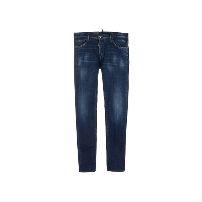 Cotton Denim Jeans Blue Elastane