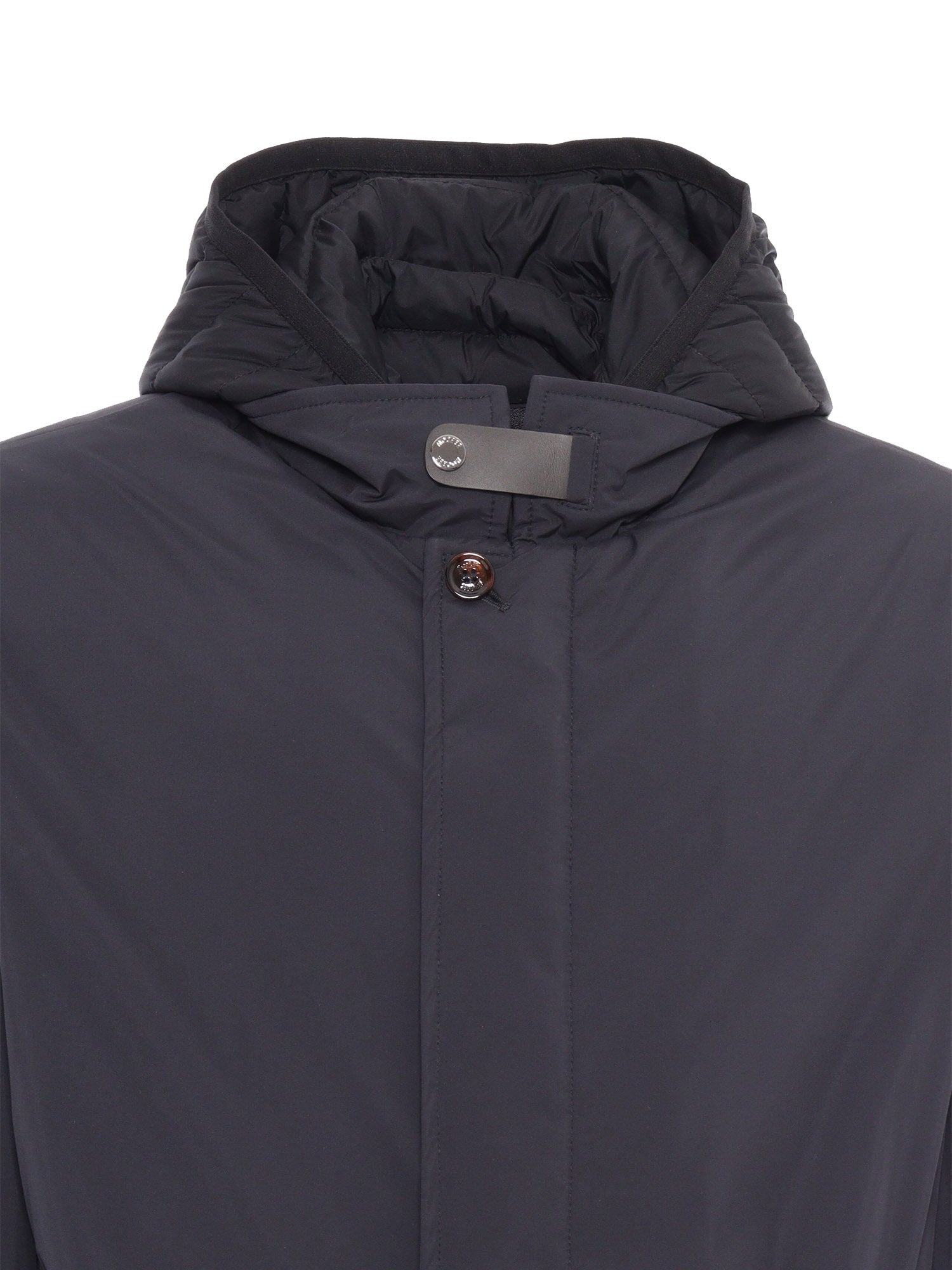 Raffaello-Stp Jacket Blue Polyester Coat