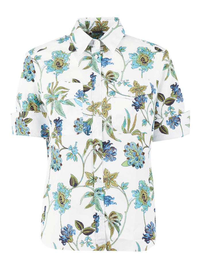 SHORT SLEEVE SHIRT White Cotton
