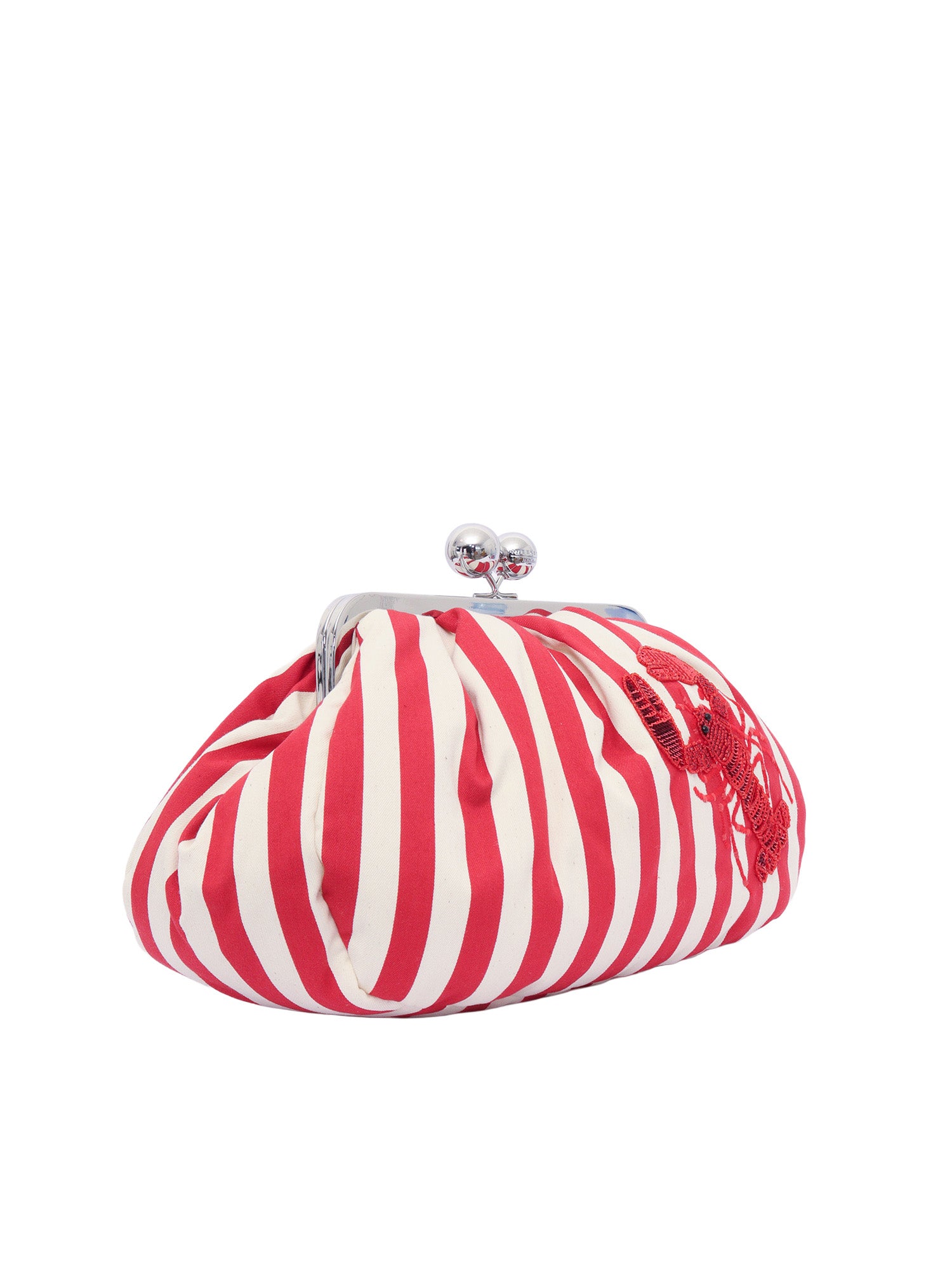 Bag Red Cotton Polyamide Handbag