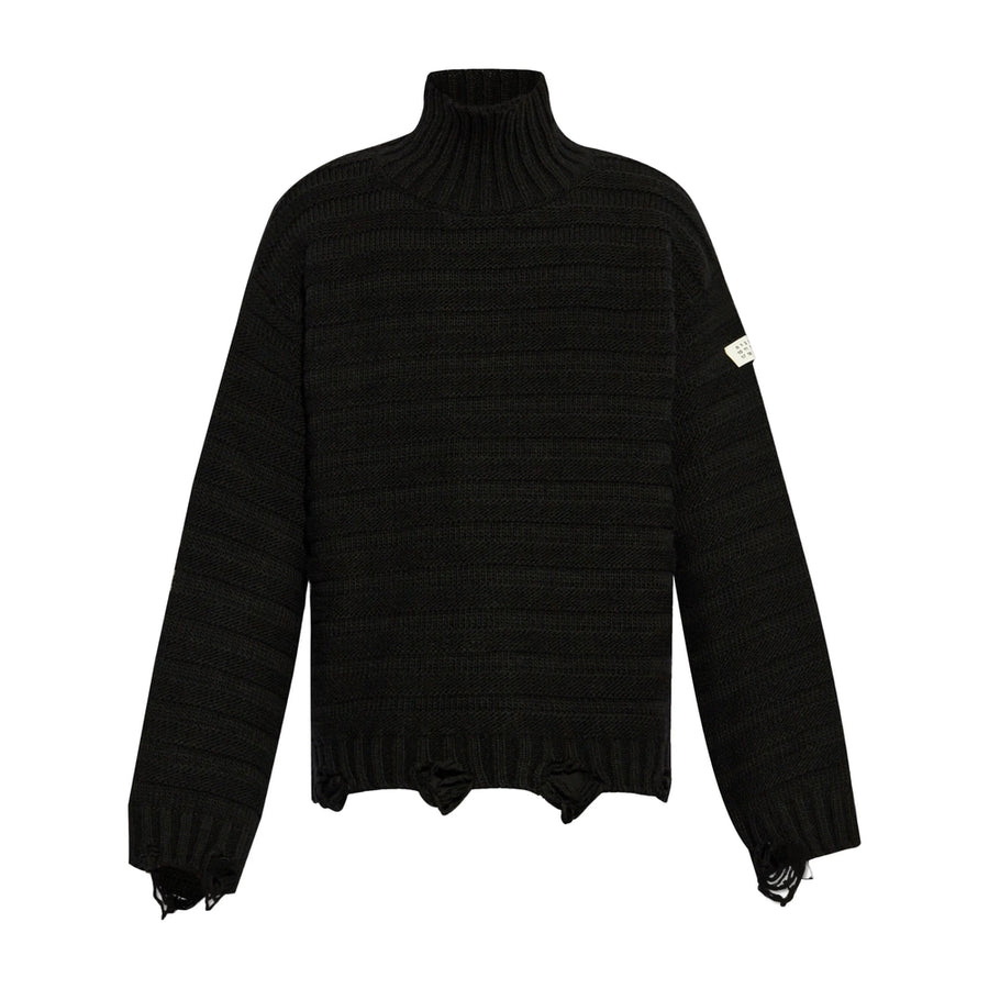 Sweater Virgin Wool Black Jumpers
