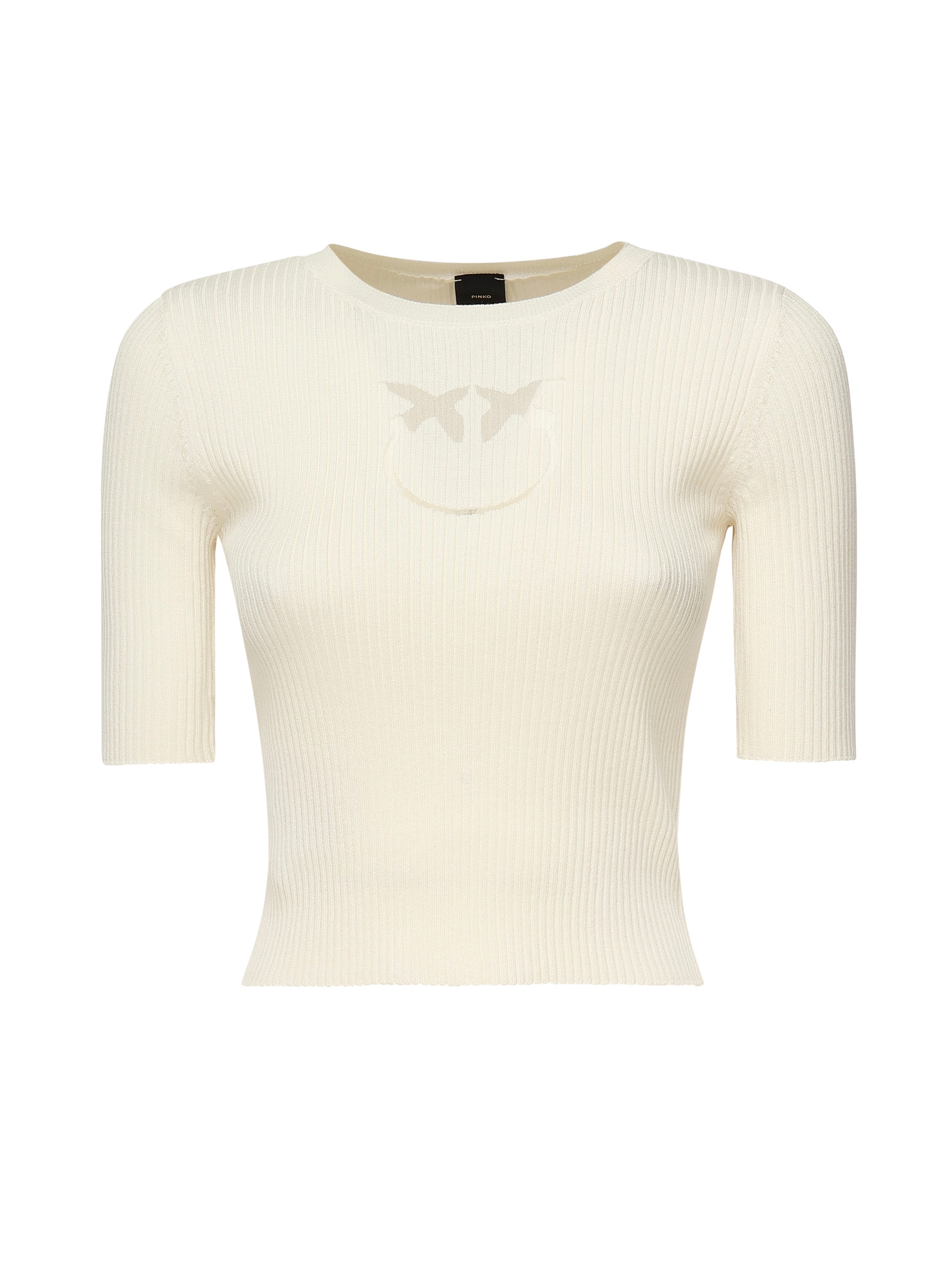 Pinko Sweaters White Silk
