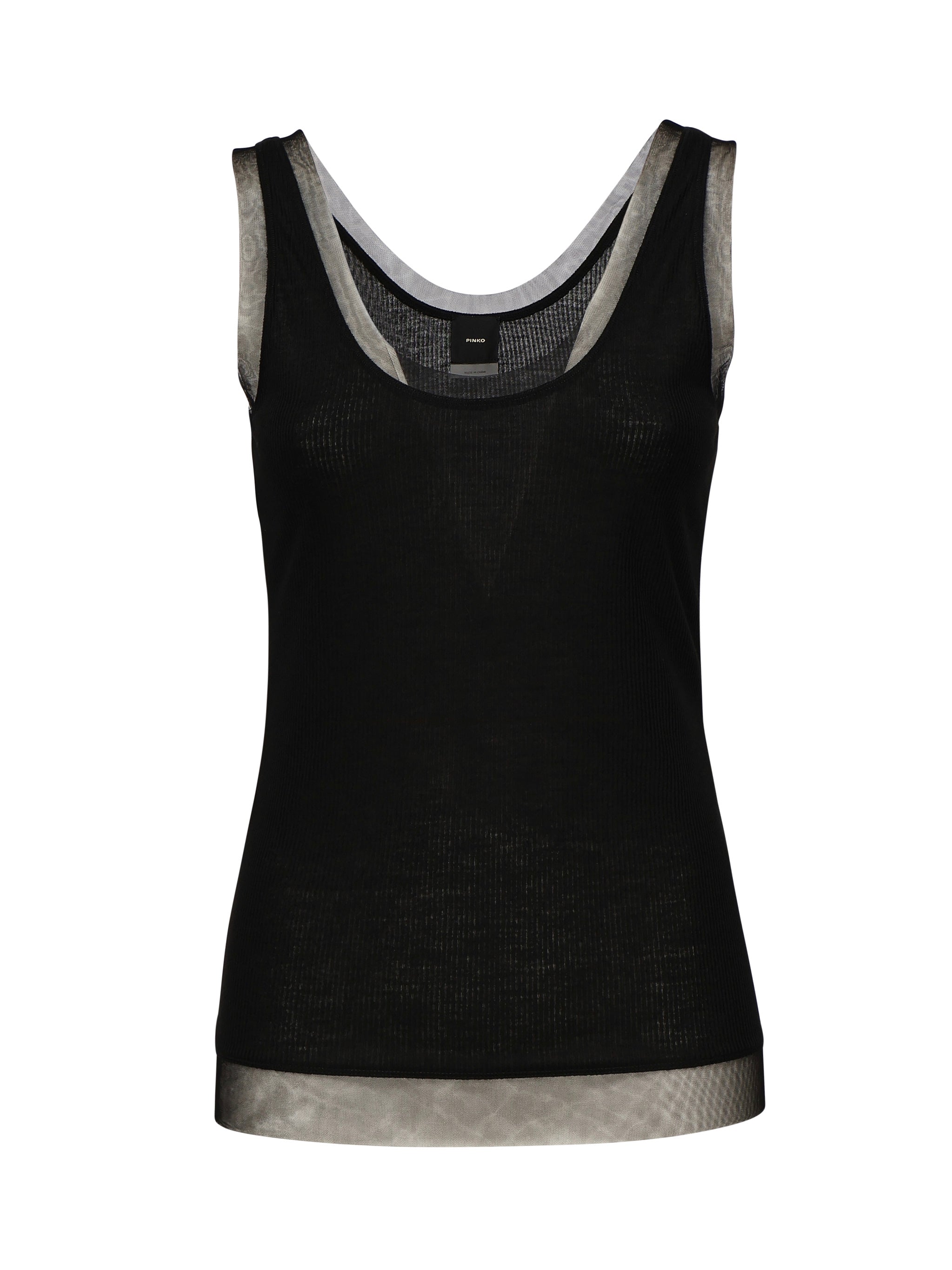 Pinko Top Black Polyamide