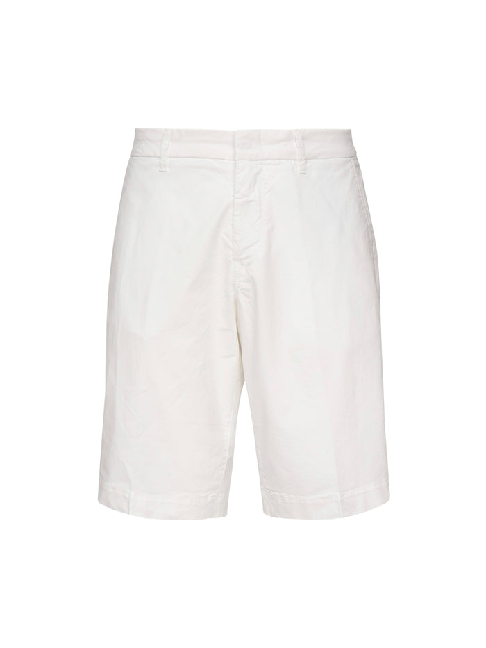 Fay Shorts White Cotton