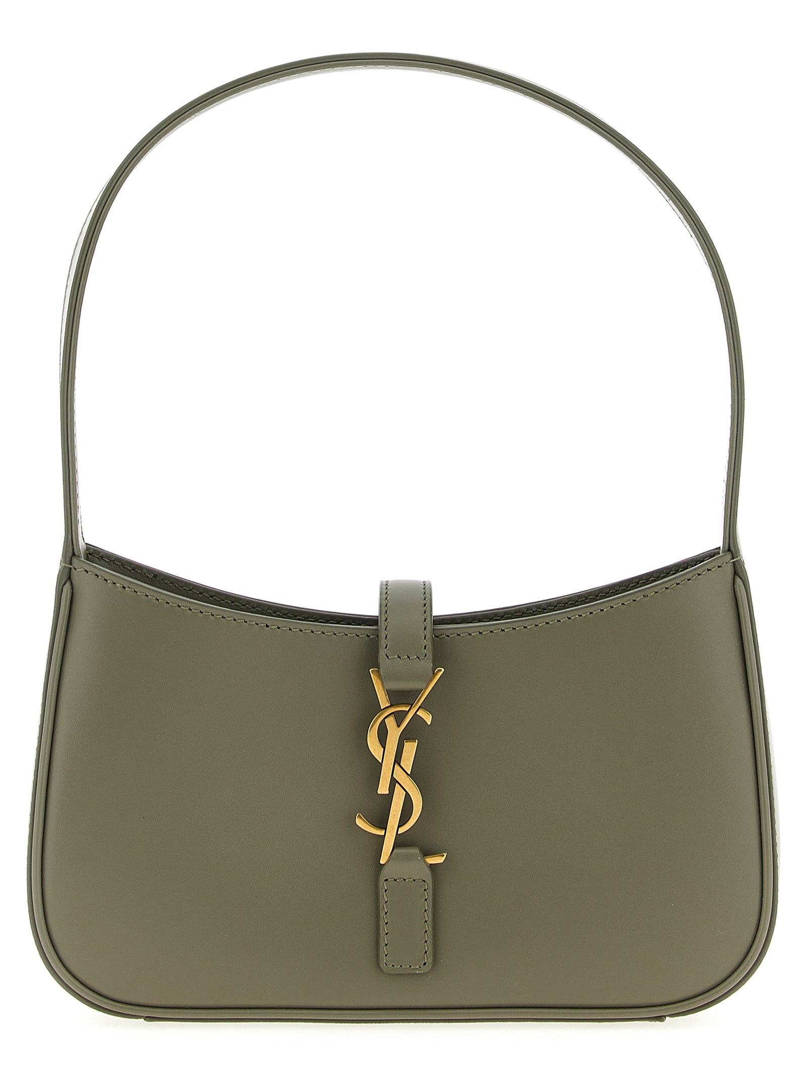 Hobo Le 5 À 7 mini handbag Gray Calfskin Leather (bos Taurus) Hand Bags