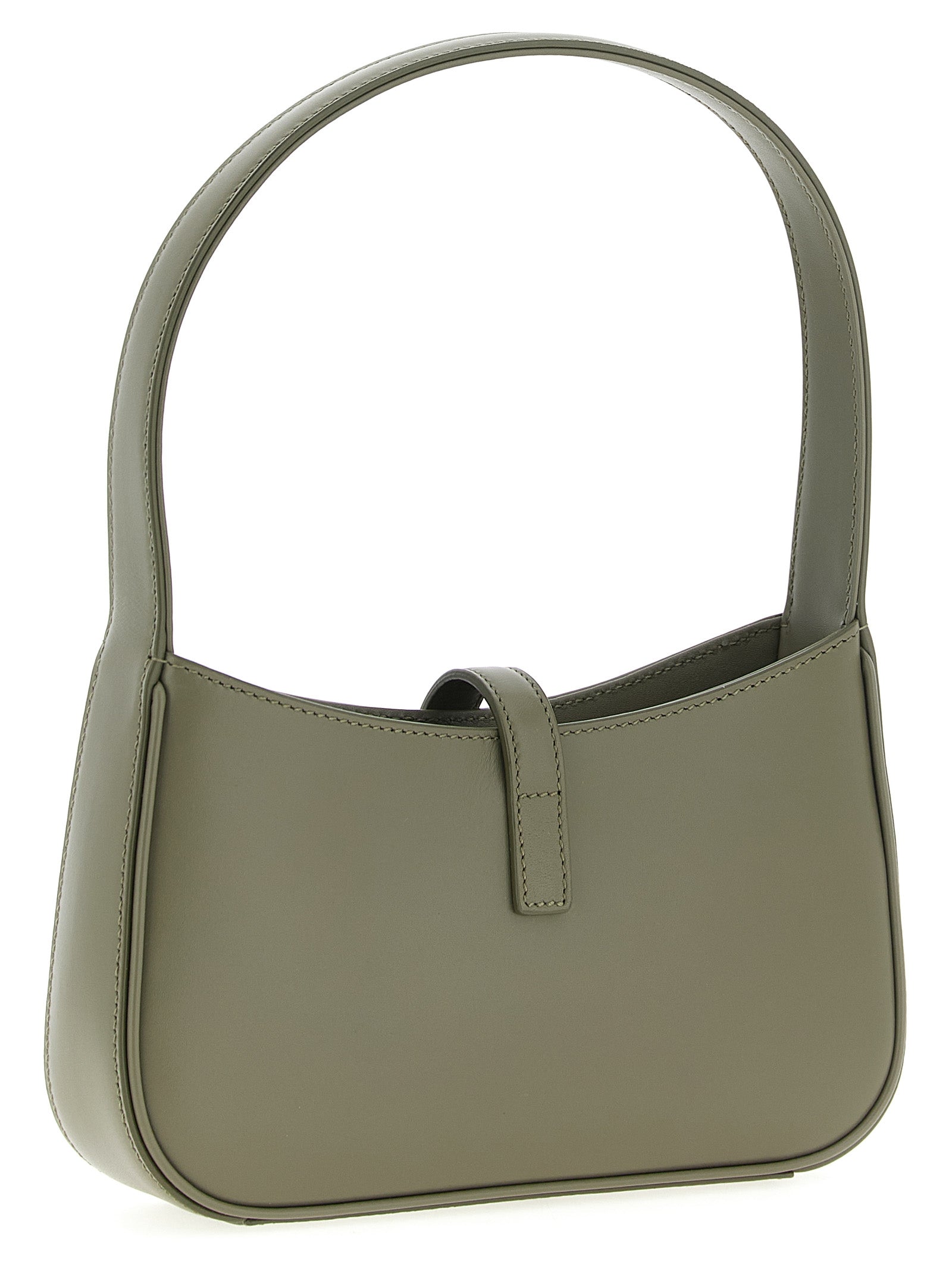 Hobo Le 5 À 7 mini handbag Gray Calfskin Leather (bos Taurus) Hand Bags