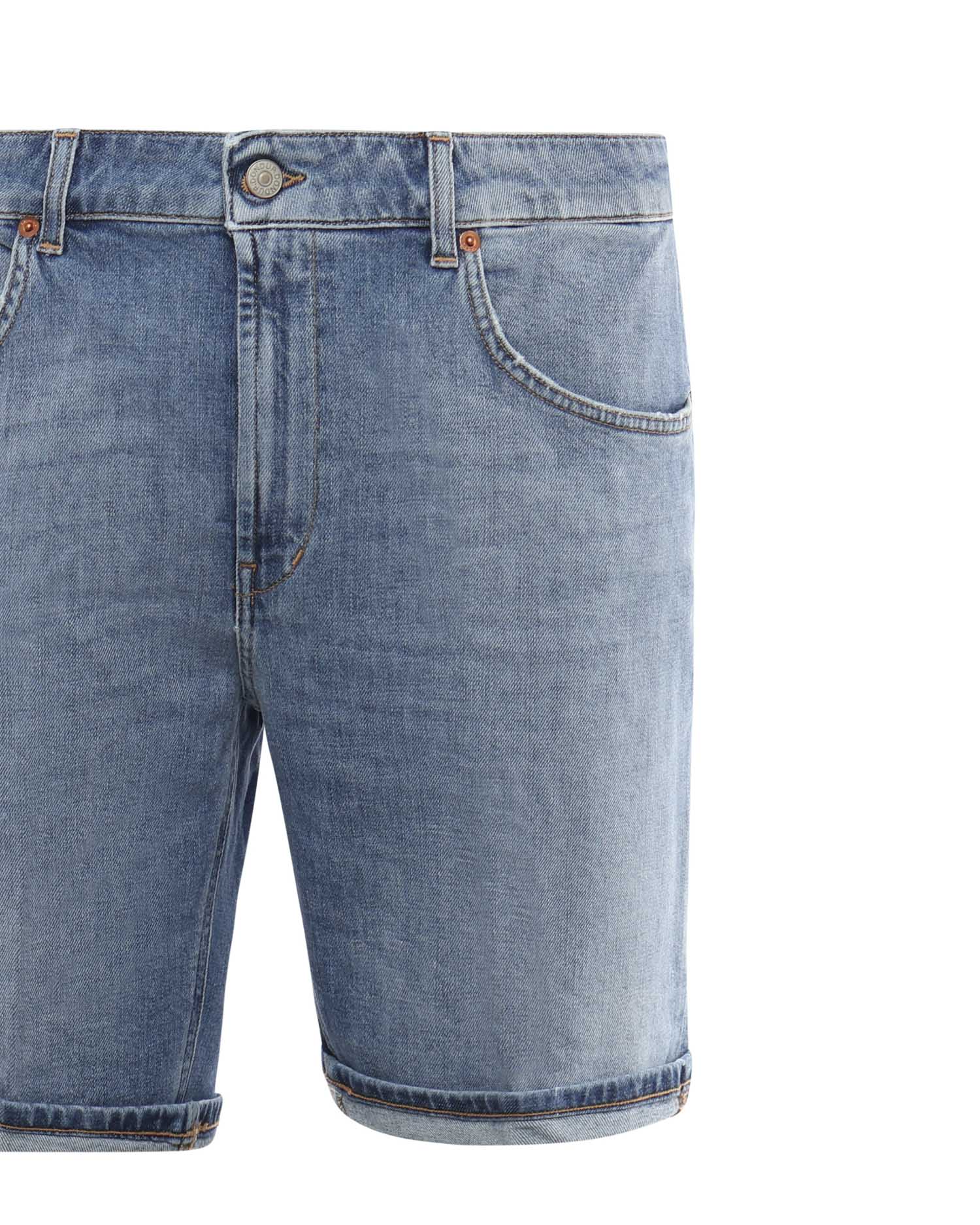 Dondup Shorts Blue Cotton