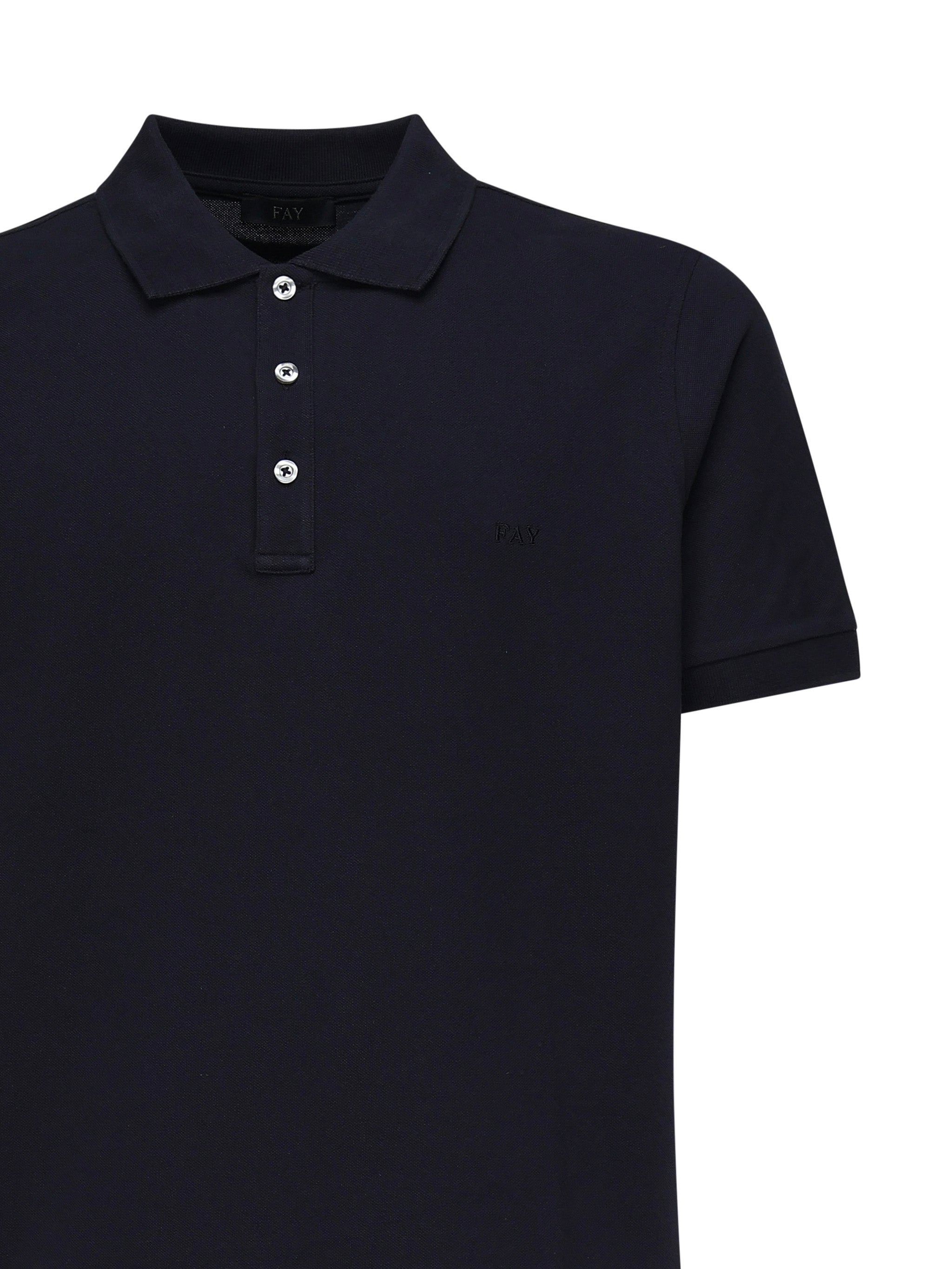 Fay T-shirts and Polos Blue Cotton