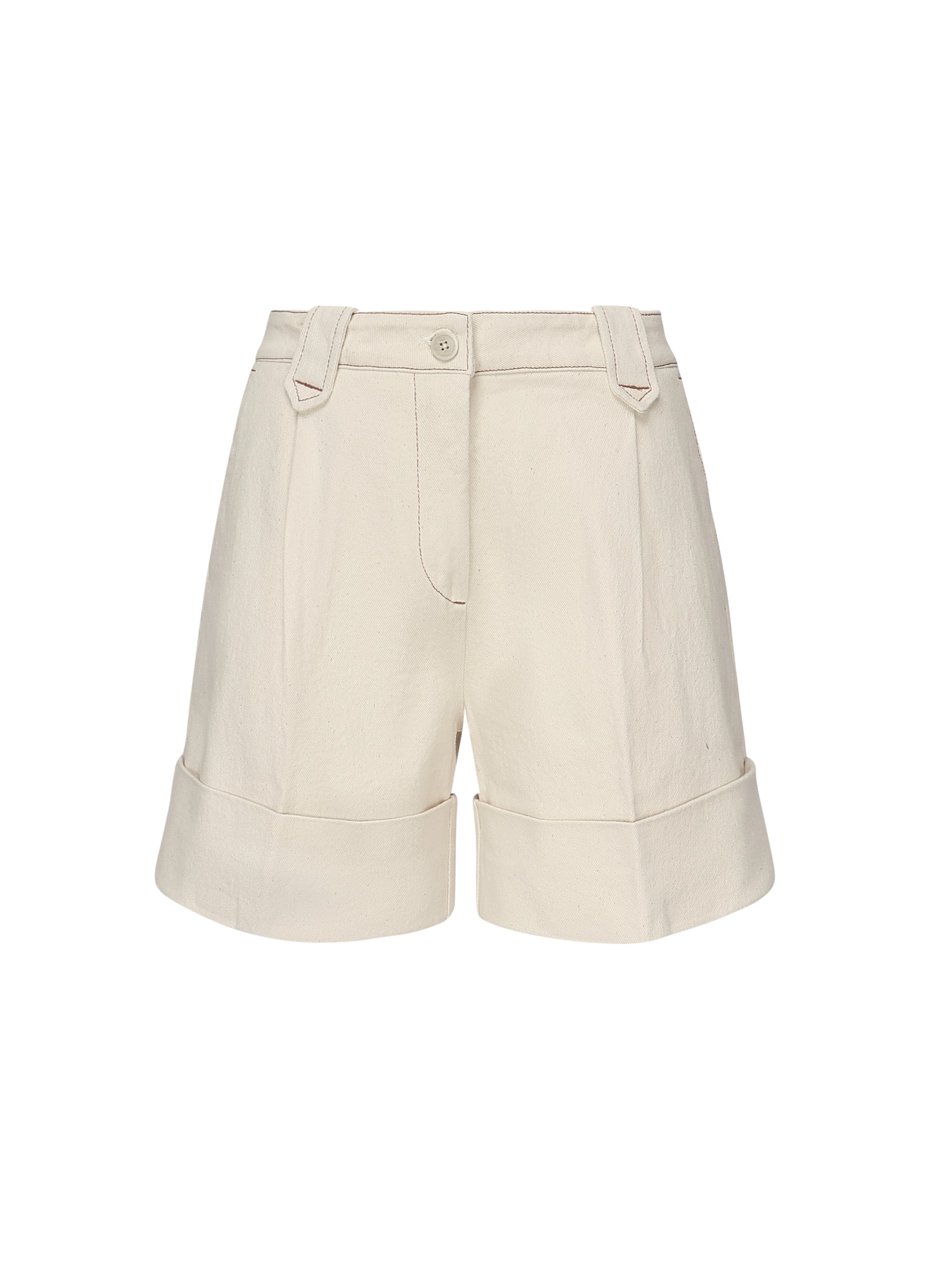 Fay Shorts Sand Cotton