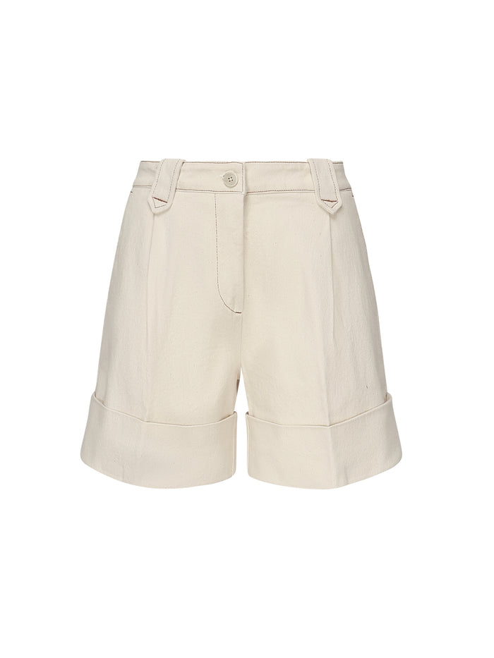 Fay Shorts Sand Cotton