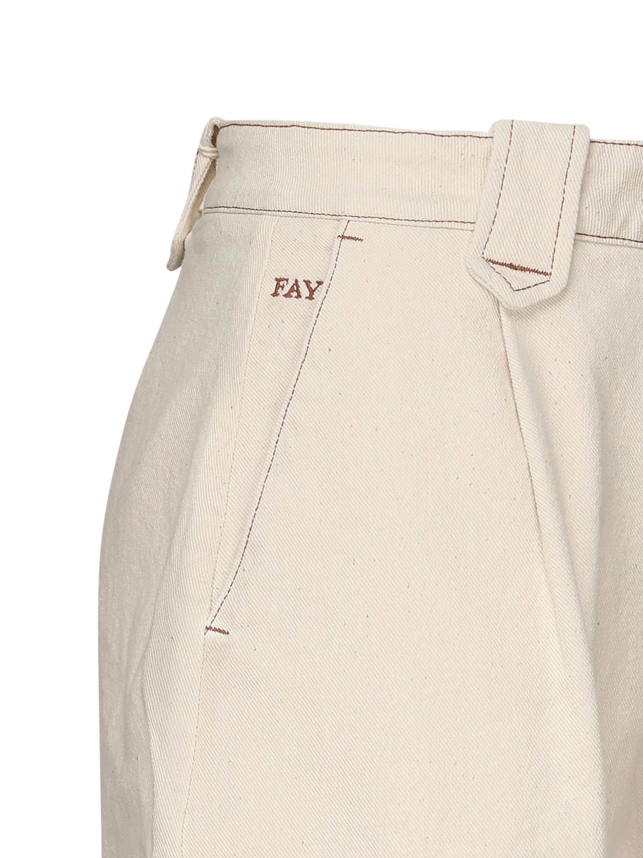 Fay Shorts Sand Cotton